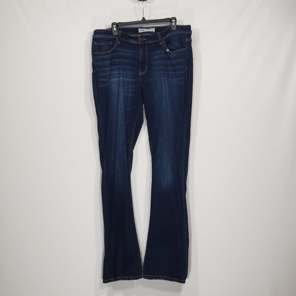 BKE Payton Dark Wash Bootcut Universal Fit Mid-Rise Men's Jeans 34X37.5 - Picture 1 of 4